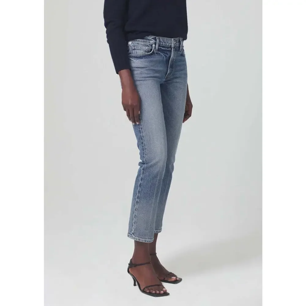 Citizens of Humanity Ella Mid Rise SlimCrop Jean Ascent Size 29 NWT | Retail$228